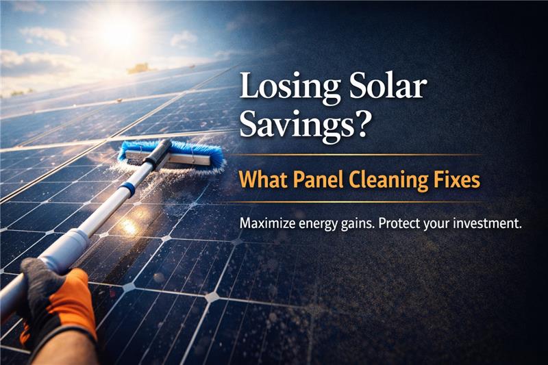 losing solar savings what panel cleaning fixes