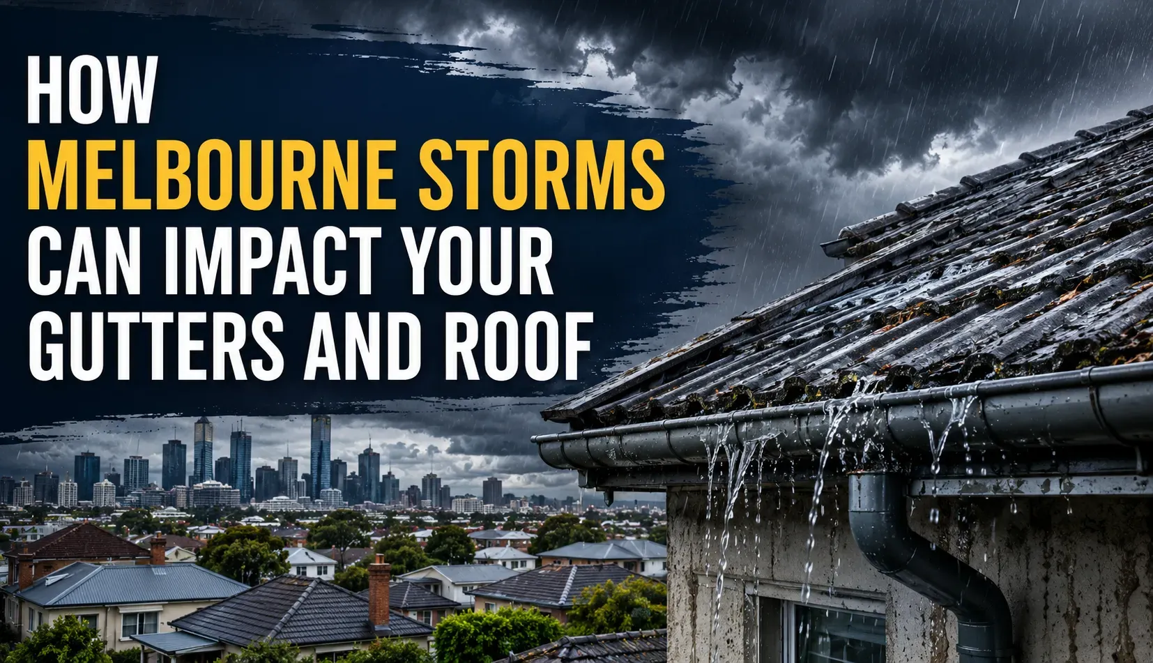 How Recent Melbourne Storms Can Impact Your Gutters and Roof